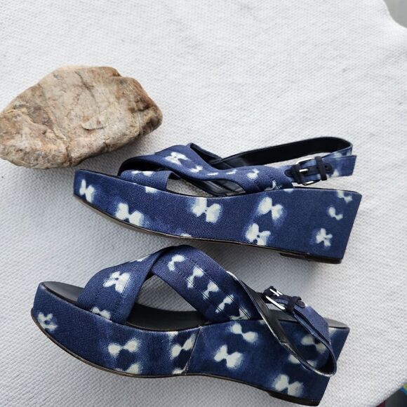 J crew Marcie tye dye platform wedges - Picture 5 of 9